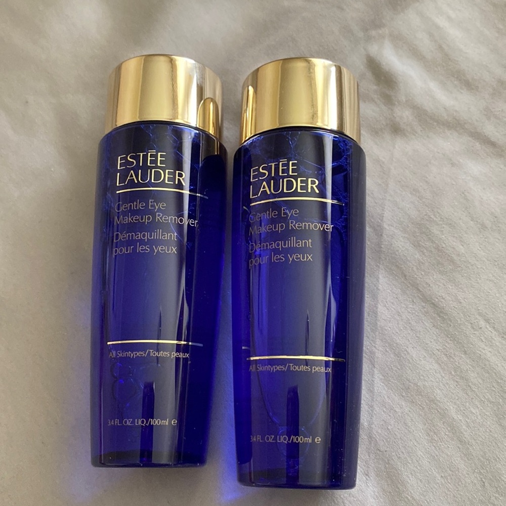 NEW 2 Bottles Estée Lauder Gentle Eye Makeup Removers 100ml